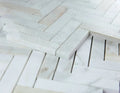 Chevron & Herringbone Calacatta Gold Herringbone Honed Marble Mosaic
