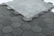 Hexagon Basalt 2x2 Mosaic Tile