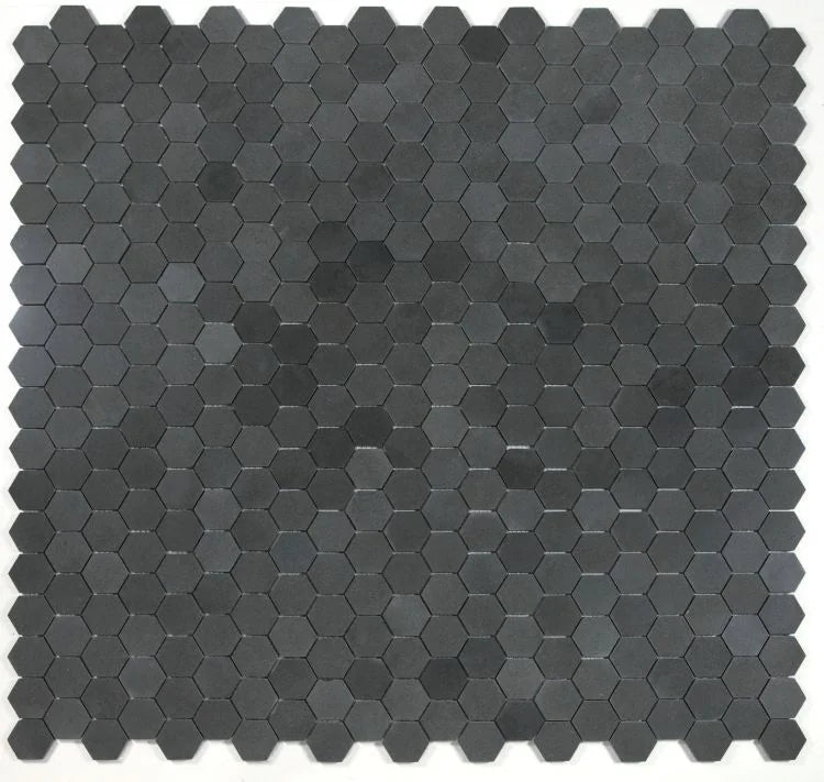 Hexagon Basalt 2x2 Mosaic Tile
