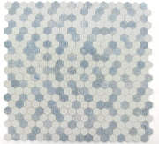 Crystal Ocean 2x2 Hexagon Marble Glass Mosaic