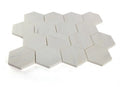 Hexagon Dolomite 3x3 Honed Marble Mosaic