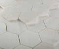 Hexagon Dolomite 3x3 Honed Marble Mosaic