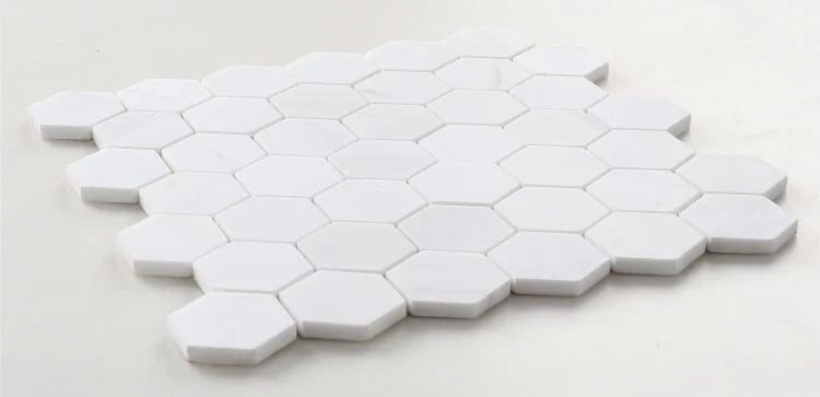 Hexagon Dolomite 2x2 Honed Marble Mosaic