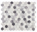 Hexagon Dusk 3x3 Marble Mosaic