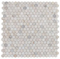 Hexagon Eura 2x2 Honed Marble Mosaic