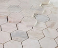 Hexagon Eura 2x2 Honed Marble Mosaic