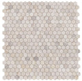 Hexagon Eura 2x2 Polished Marble Mosaic