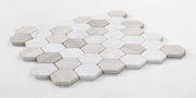 Hexagon Loft 2x2 Marble Mosaic