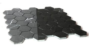 Hexagon Marquina 2x2 Polished Marble Mosaic