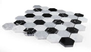 Hexagon Moonlight 2x2 Marble Mosaic