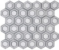 Nancy Blue 10.75x12.25 Hexagon Marble Mosaic