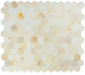 Hexagon White 3x3 Polished Onyx Mosaic