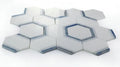 Hexagon Royal Sapphire 12x13.75 Mosaic