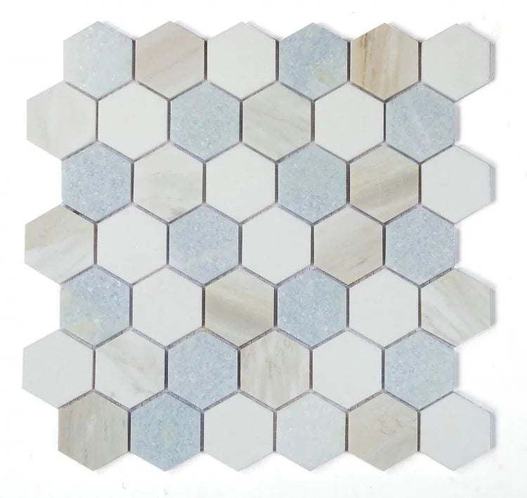 Hexagon Sky 2x2 Mosaic