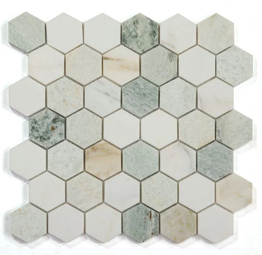 Hexagon Spring 2x2 Mosaic