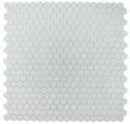 Hexagon Thassos 2x2 Polished Marble Mosaic