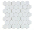 Hexagon Thassos 2x2 Polished Marble Mosaic