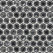 Hexagono Nero Polished Misc. Marble Mosaic Tile