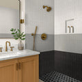 Hexagono Nero Polished Misc. Marble Mosaic Tile