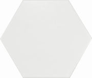 Hexatile Blanco 8x8 Hexagon Matte Ceramic Tile