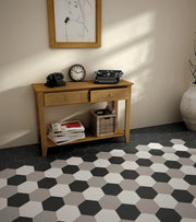 Hexatile Blanco 8x8 Hexagon Matte Ceramic Tile