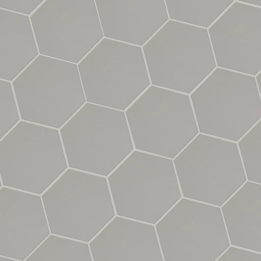 Hexley Dove 9x10.5 Hex Matte Porcelain Tile