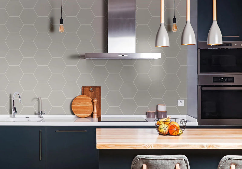 Hexley Dove 9x10.5 Hex Matte Porcelain Tile