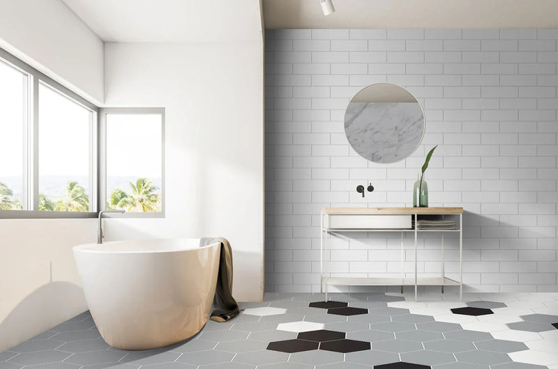 Hexley Ecru 9x10.5 Hex Matte Porcelain Tile