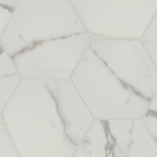 Hexley Marbello 9x10.5 Hex Matte Porcelain Tile