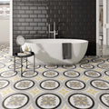 Hidraulico Ornamental Mustard 7.9x7.9 Ceramic Tile