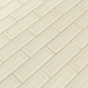 Highland Park Antique White 2x6 Beveled Glossy Ceramic Subway Tile
