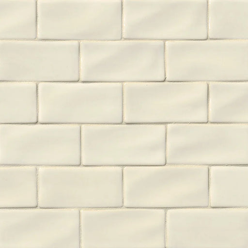 Highland Park Antique White 3x6 Glossy Ceramic Subway Tile