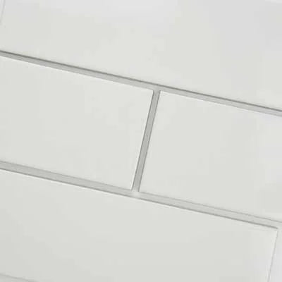 Highland Park Antique White 4x12 Glossy Ceramic Subway Tile