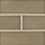 Highland Park Artisan Taupe 4x12 Glossy Ceramic Subway Tile