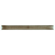 Highland Park Artisan Taupe 5/8x6 Quarter Round Molding Glossy Ceramic Tile Trim