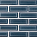 Highland Park Bay Blue 2x6 Glossy Ceramic Subway Tile