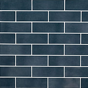 Highland Park Bay Blue 4x12 Glossy Ceramic Subway Tile