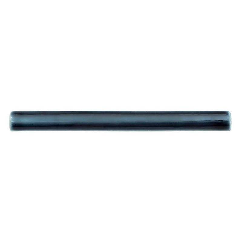 Highland Park Bay Blue 5/8x6 Quarter Round Molding Glossy Ceramic Tile Trim