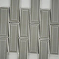 Highland Park Dove Gray 2x6 Beveled Glossy Ceramic Subway Tile
