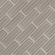 Highland Park Dove Gray 2x6 Beveled Glossy Ceramic Subway Tile