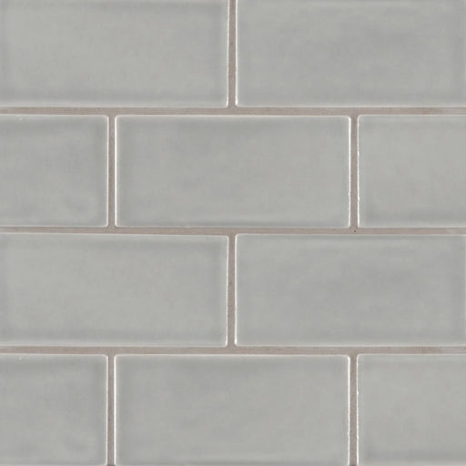 Highland Park Morning Fog 3x6 Glossy Ceramic Subway Tile