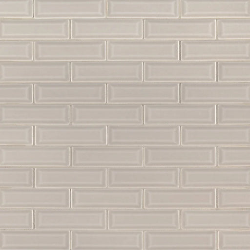 Highland Park Portico Pearl 2x6 Beveled Glossy Ceramic Tile