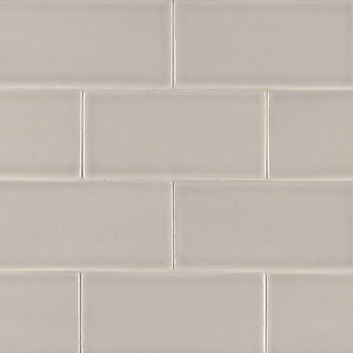 Highland Park Portico Pearl 3x6 Glossy Ceramic Subway Tile