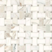 Hillcrest Basket Weave 12x12 Marble Mosaic