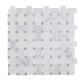 Hillcrest Basket Weave 12x12 Marble Mosaic