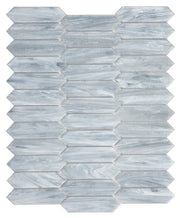 Hot Arrow Grey Glass Mosaic