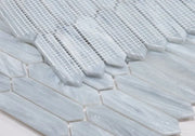 Hot Arrow Grey Glass Mosaic
