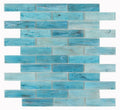 Hot Blue 1x2 Glass Mosaic