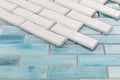 Hot Blue 1x2 Glass Mosaic