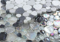 Hot Inari Grey Pebble Glass Mosaic
